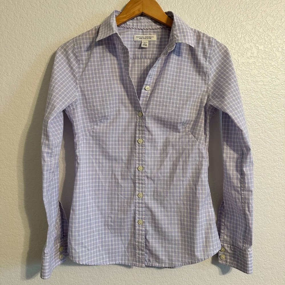 Banana Republic Button Long Sleeve Shirt Size 2